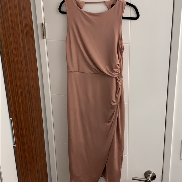 Blush Wrap Midi Dress by Topshop